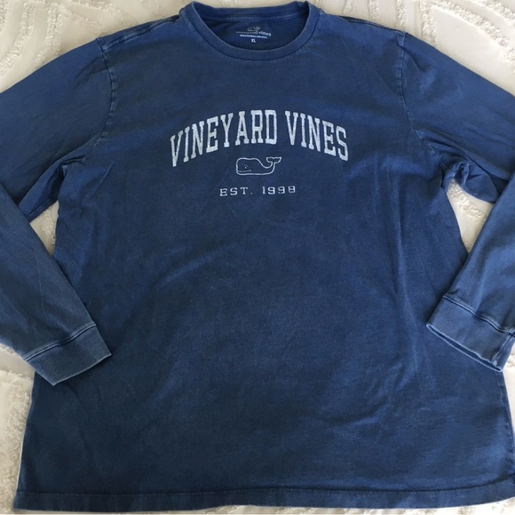 Vineyard Vines Men's Blue Long Sleeve Shirt - Picture 2 of 7